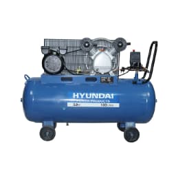Compresor Hyundai Monofásico 3hp 100l 115psi Correa — miniatura 1